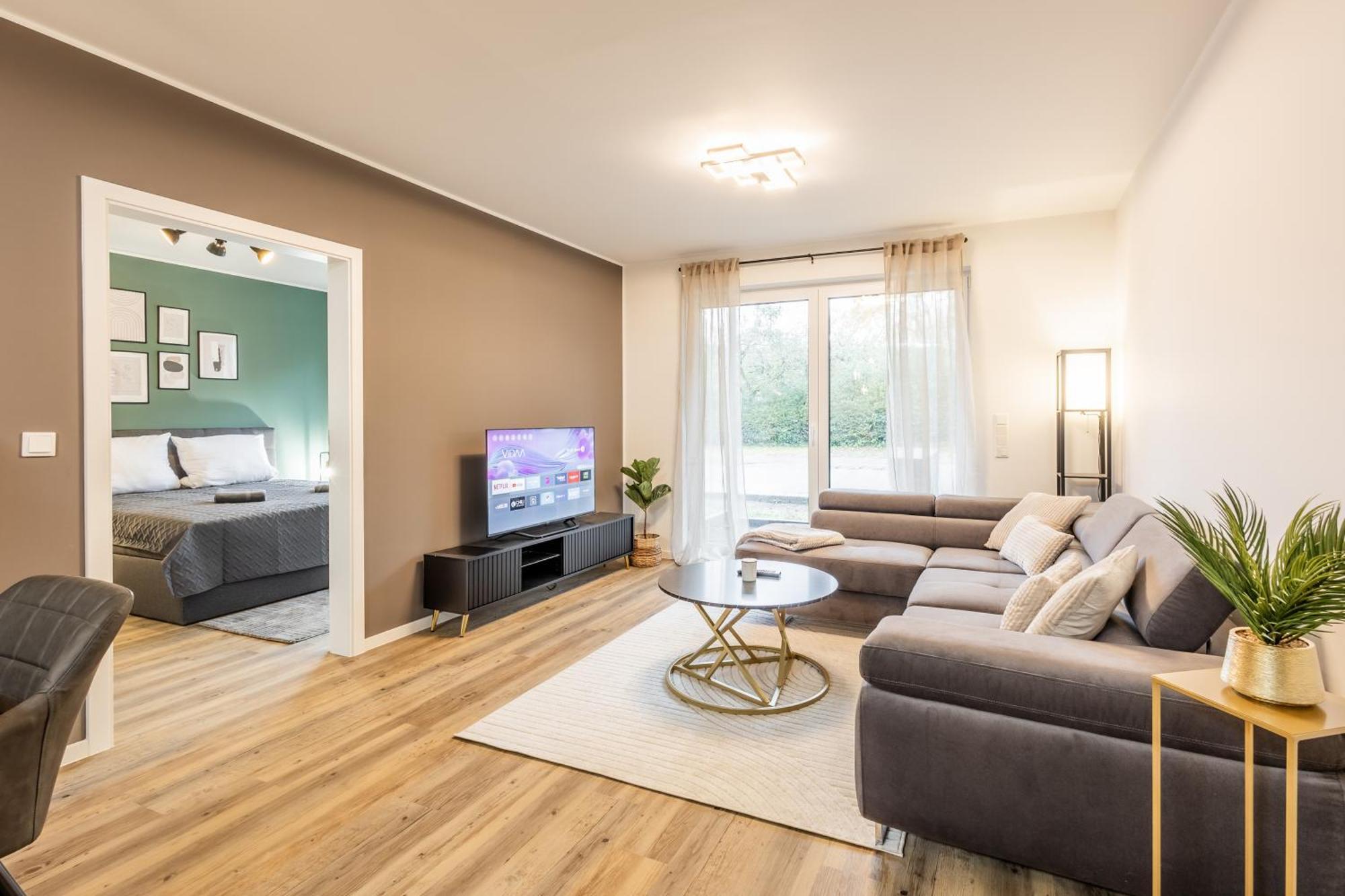 Premium Suite 02 I Smart-Tv I Terrasse I Wifi Hamm  Exteriör bild